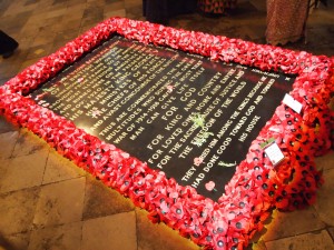 Placa conmemorativa de los caidos en la Primera Guerra Mundial