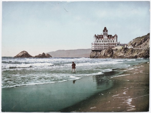 Cliff House. Destruído por el fuego el 7 de septiembre de1907, en San Francisco. California.