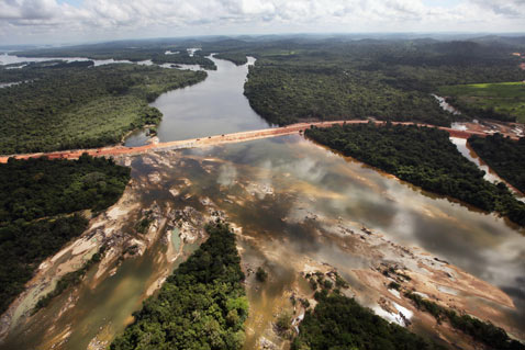 Presa en Belo Monte